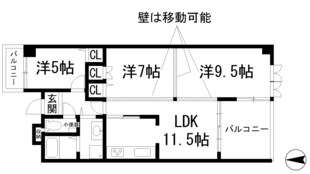 フロレアールくれはの物件間取画像